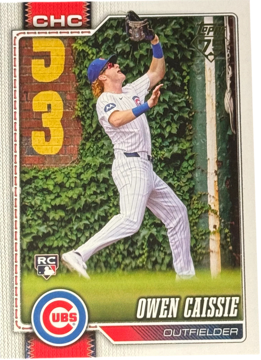 2026 Topps Series 1 Owen Caissie Golden Mirror Image Variation #233 RC — normalized