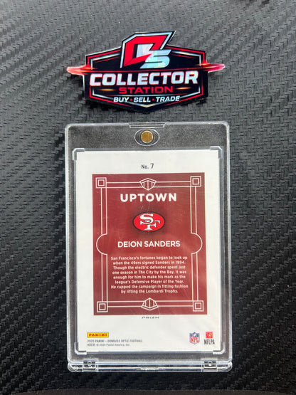 Panini 2025 Optic Uptown Deion Sanders #7