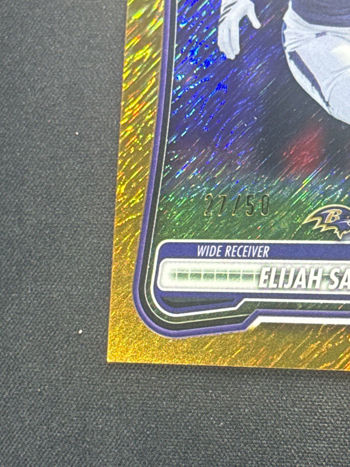 2026 Bowman Football Elijah Sarratt Gold Shimmer /50