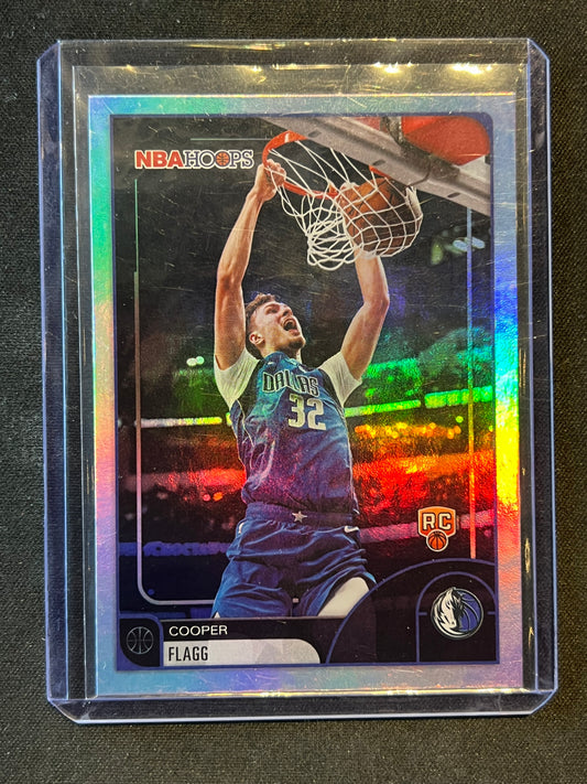 2025-26 Topps NBA Hoops Silver Holo Cooper Flagg #35 RC
