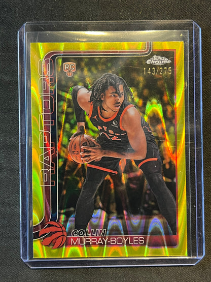 2025-26 Topps Chrome Collin Murray-Boyles Rookie Yellow Refractor /275 #K984