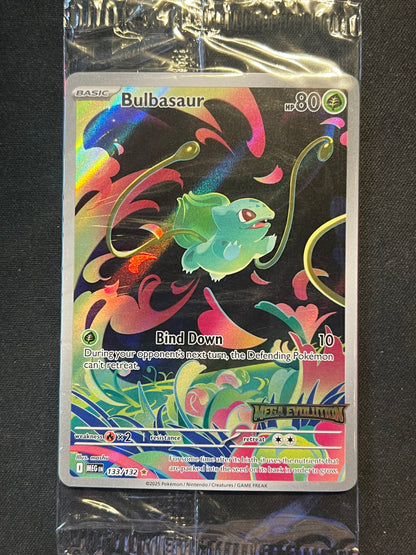 Bulbasaur - 133/132 (Mega Evolution Stamped) NM Pokemon (Sealed)