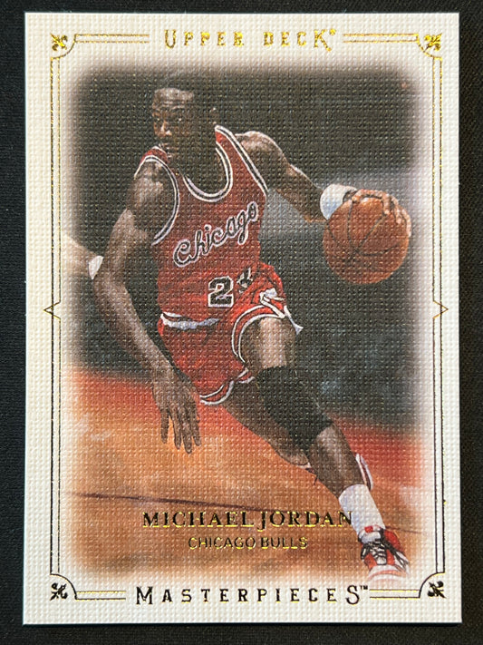 2009-10 Upper Deck Michael Jordan #MA-MJ Masterpieces Chicago Bulls HOF