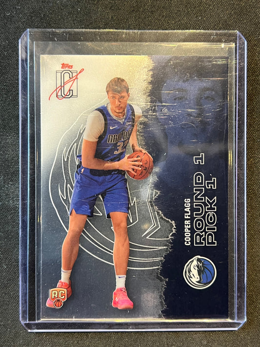 2025-26 Topps Signature Class Cooper Flagg Chrome RC #101 Mavericks