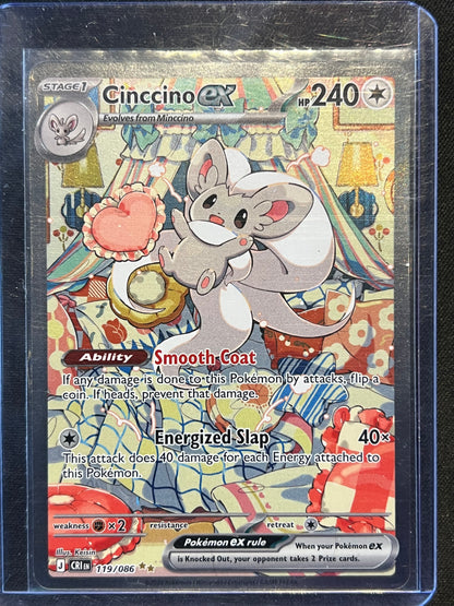 Cinccino ex - 119/086 - ME04: Chaos Rising (CRI)