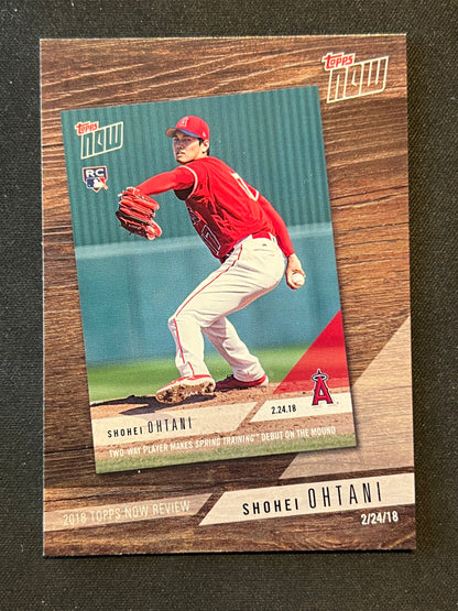 2019 Topps - 2018 Topps Now Review Shohei Ohtani #TN-2