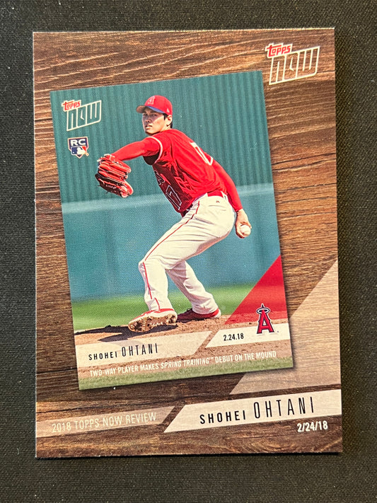 2019 Topps - 2018 Topps Now Review Shohei Ohtani #TN-2