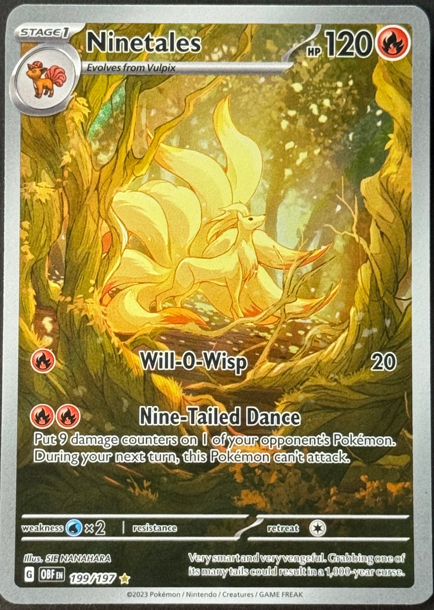 Ninetales -199/197 - SV03: Obsidian Flames (OBF)