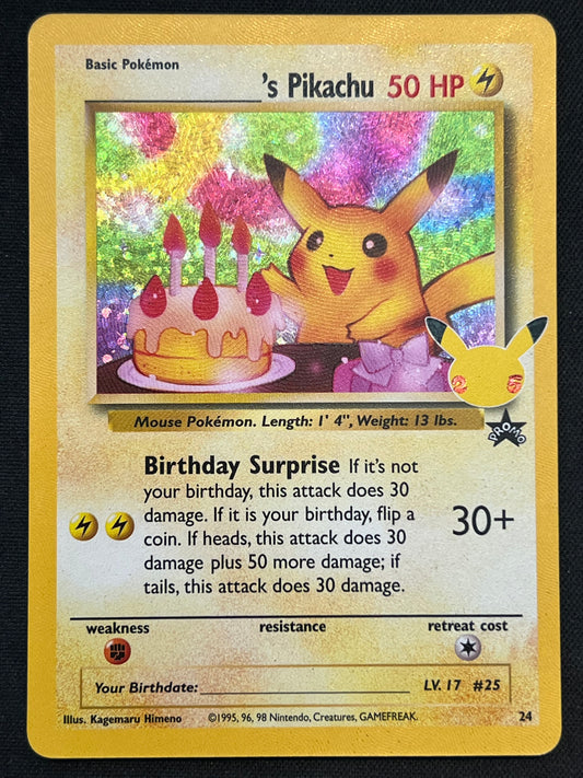 ______'s Pikachu - Celebrations: Classic Collection (CCC) NM Pokemon