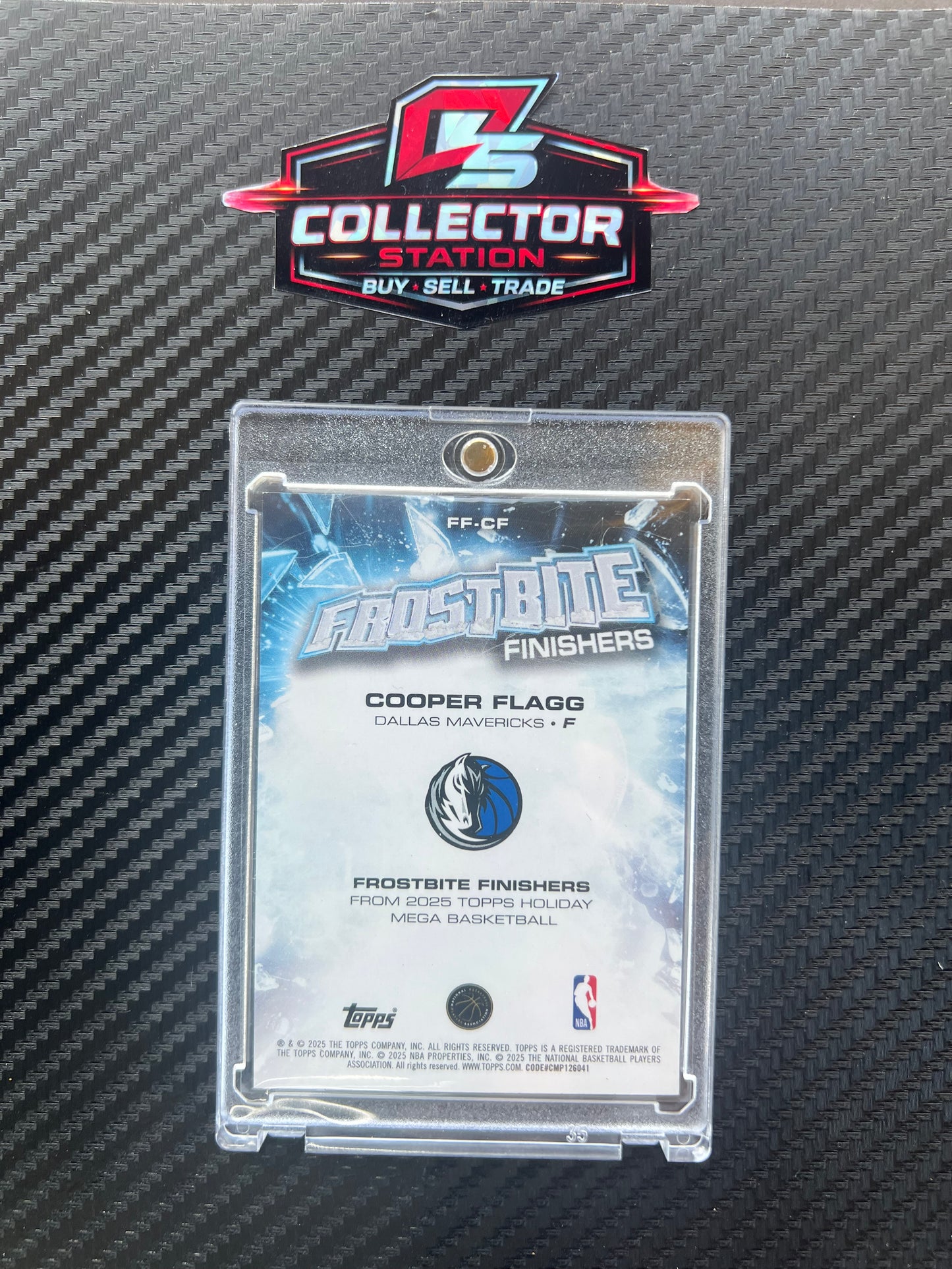 2025 Topps Holiday Cooper Flagg Frostbite Finishers Rookie RC #FF-CF