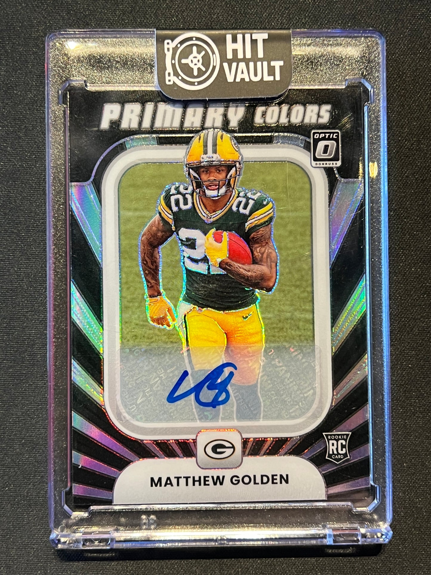 2025 Panini Donruss Optic Matthew Golden Rookie Primary Colors Auto 126/199 #14
