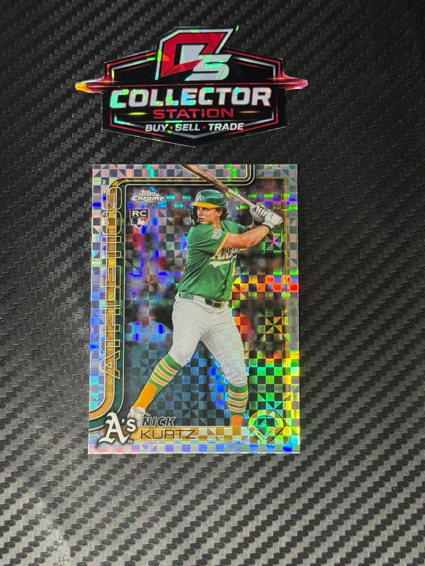 2025 Topps Chrome Update Nick Kurtz X Fractor #USC178