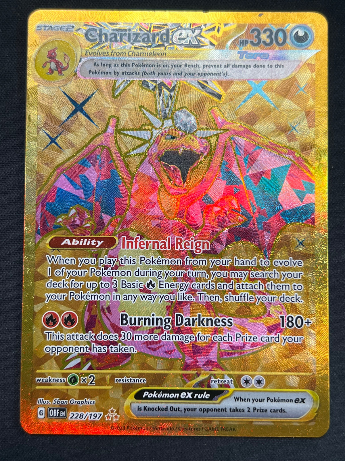 Charizard ex - 228/197 - SV03: Obsidian Flames (OBF) Pokemon