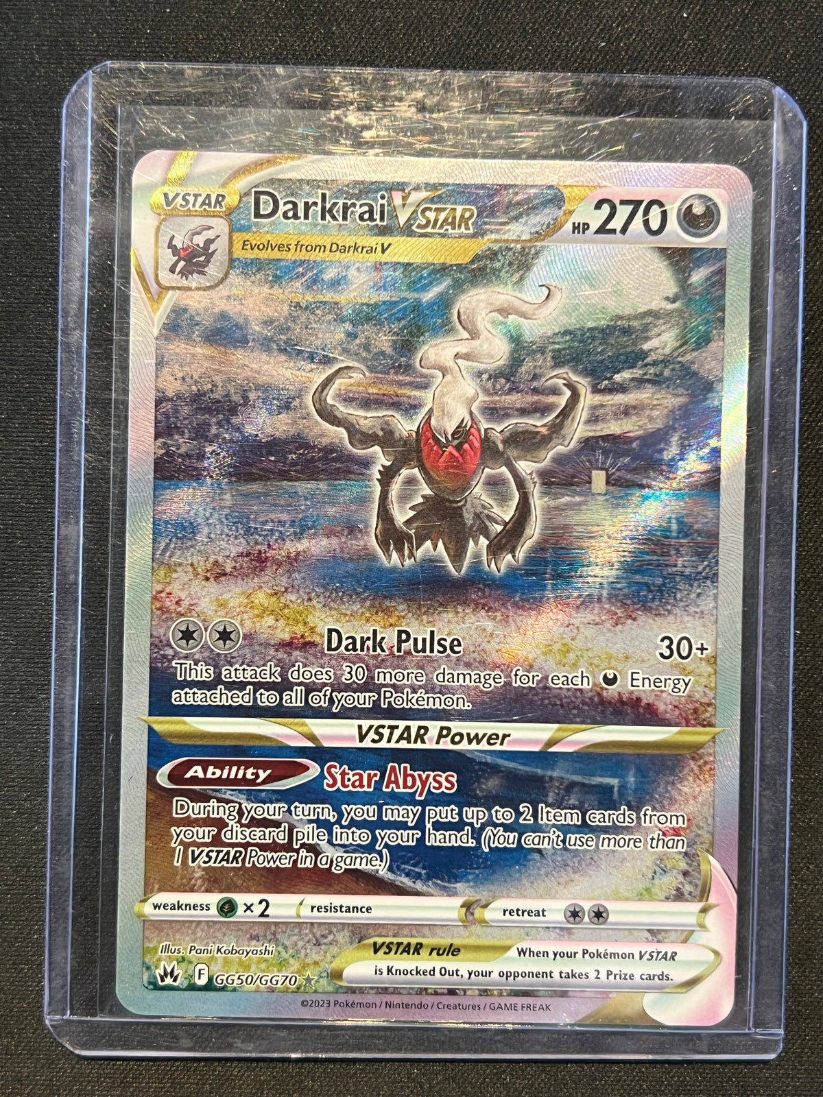 Darkrai VSTAR - SWSH: Crown Zenith: Galarian Gallery (CRZ:GG) Pokemon