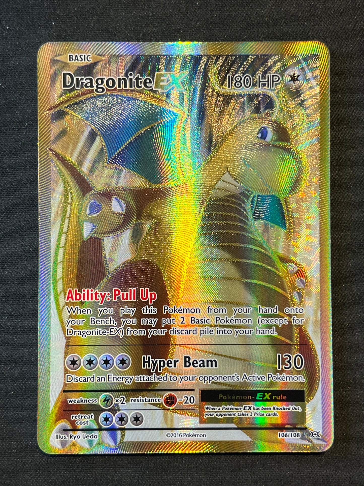 Dragonite EX (Full Art) - XY - Evolutions (EVO) Pokemon