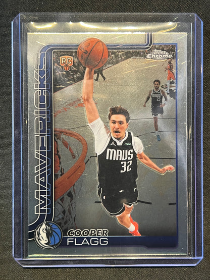 2025-26 Topps Chrome Update Cooper Flagg RC Rookie Mavericks #151