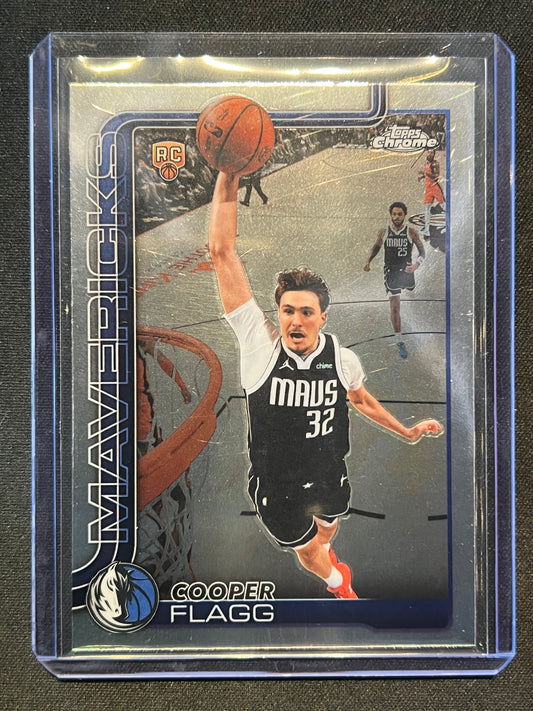 2025-26 Topps Chrome Update Cooper Flagg RC Rookie Mavericks #151