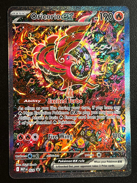 Oricorio ex - 024 - ME: Mega Evolution Promo (MEP) NM Pokemon
