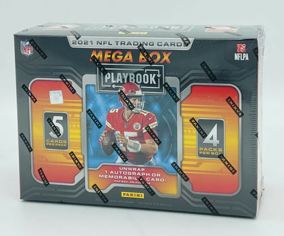 2021 Panini Playbook Football Mega Box - 1 Auto or Mem Card!
