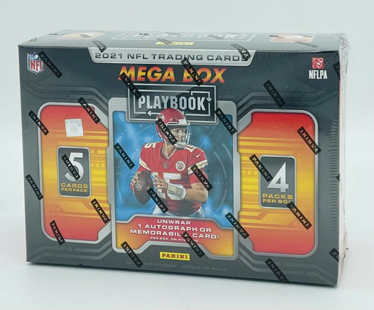 2021 Panini Playbook Football Mega Box - 1 Auto or Mem Card!