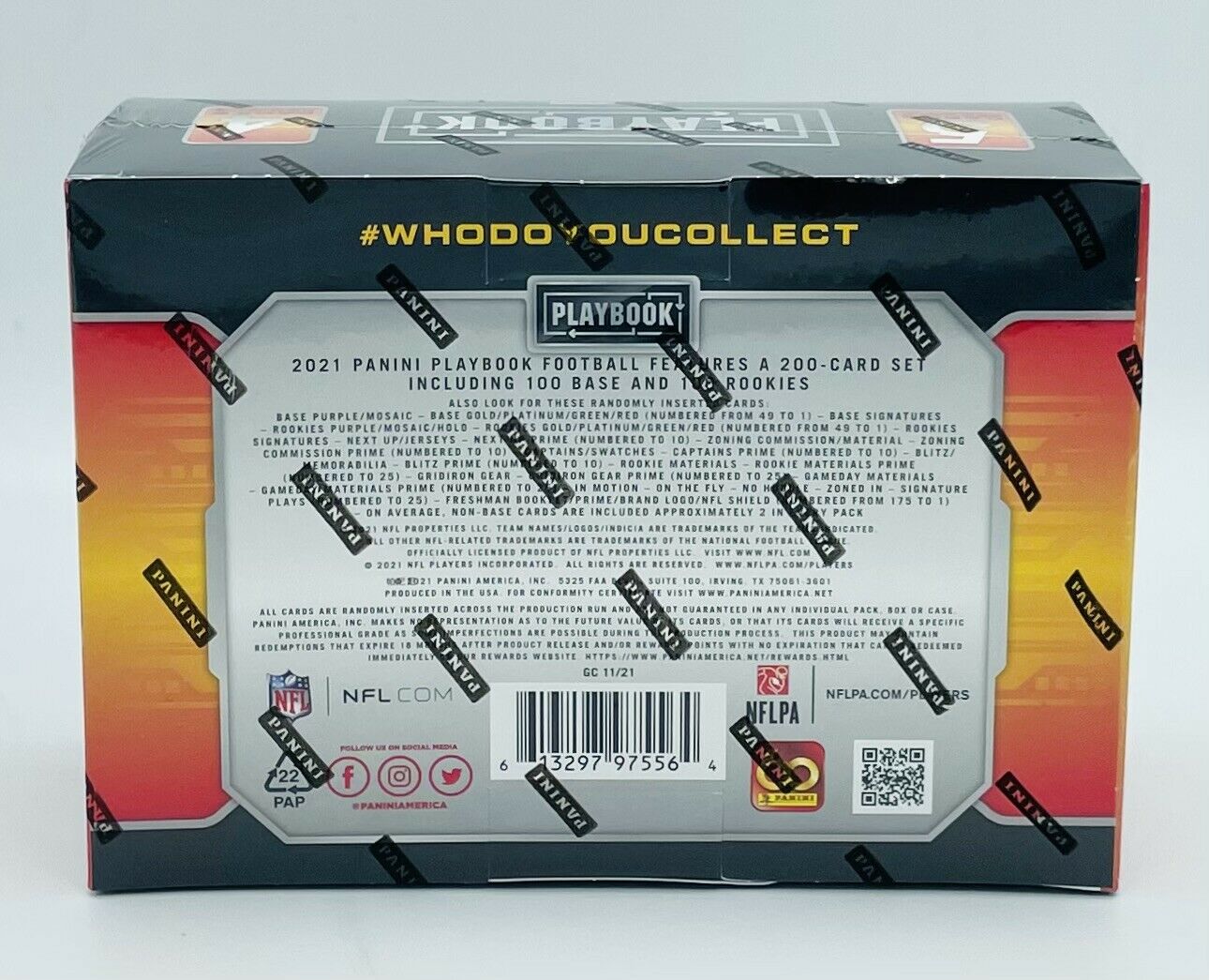 2021 Panini Playbook Football Mega Box - 1 Auto or Mem Card!