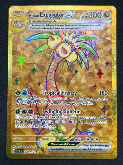 Alolan Exeggutor ex - 248/191 - SV08: Surging Sparks (SSP) Pokemon