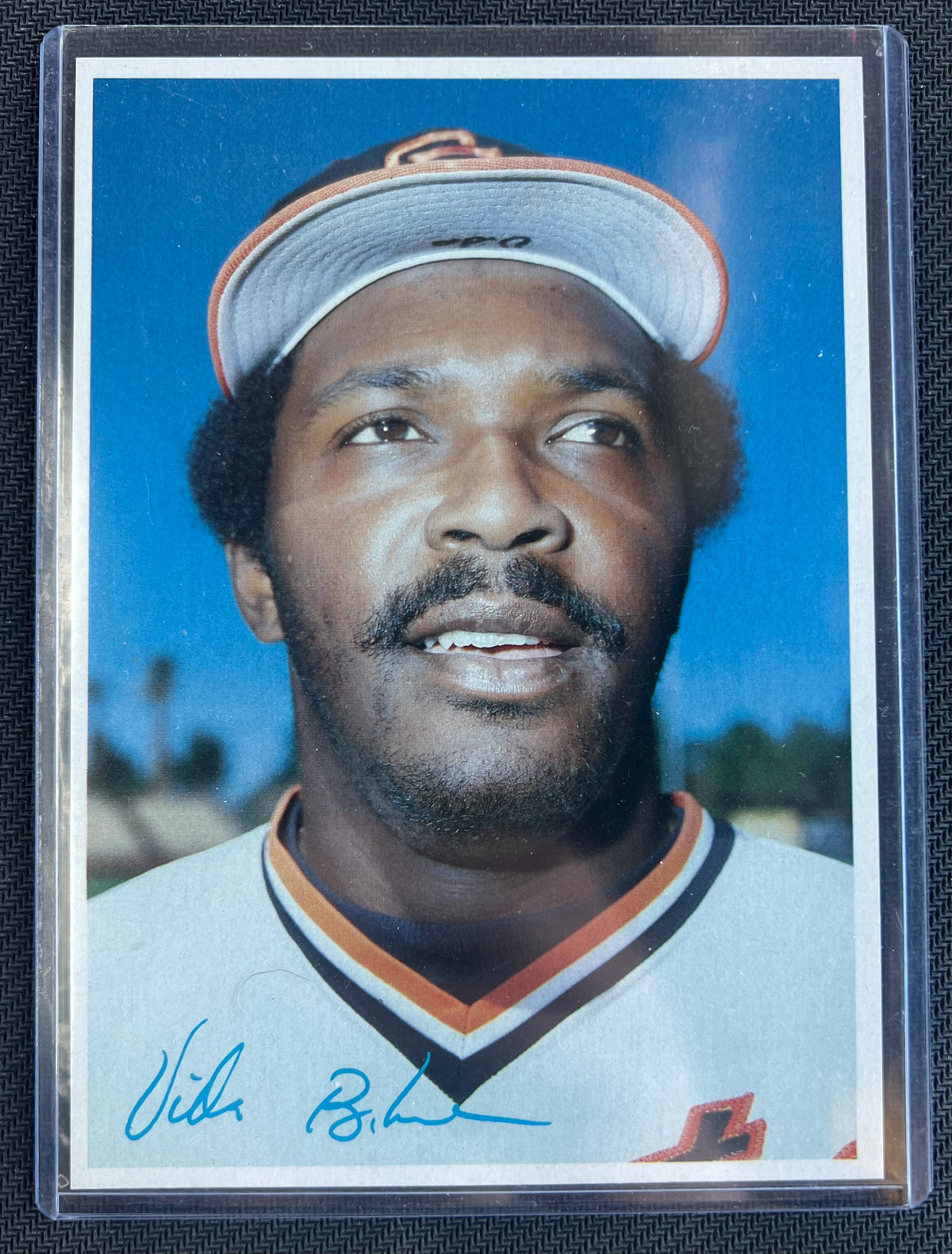 1980 Topps Super - Vida Blue Gray Back