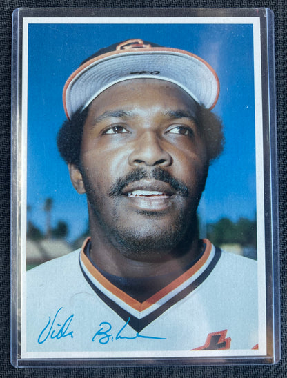 1980 Topps Super - Vida Blue Gray Back