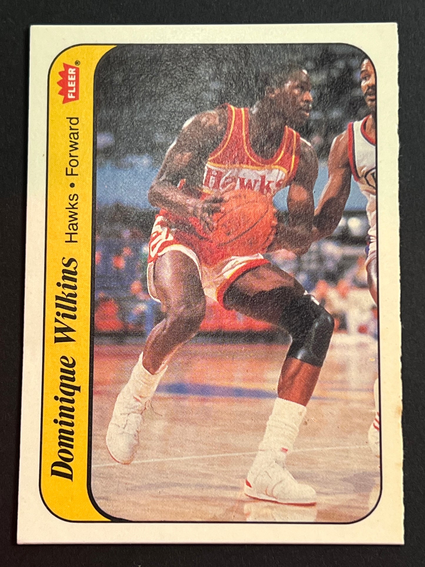 1986 Fleer Stickers Dominique Wilkins #11 Atlanta Hawks