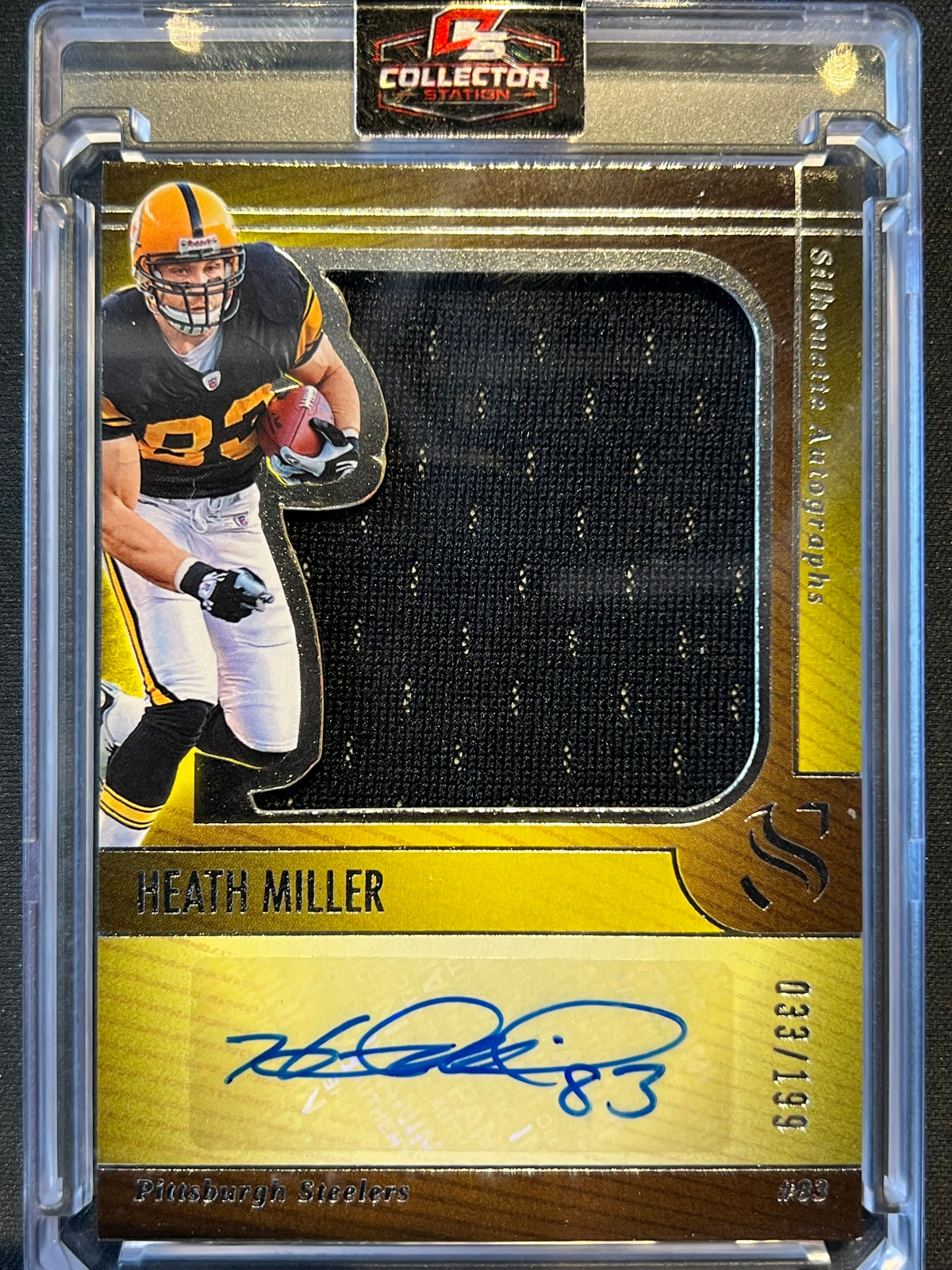 2025 Panini Silhouette Heath Miller Autograph Patch Steelers /199 #SM-HMR
