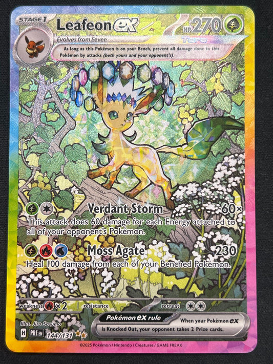Leafeon ex - 144/131 - SV: Prismatic Evolutions (PRE) Pokemon