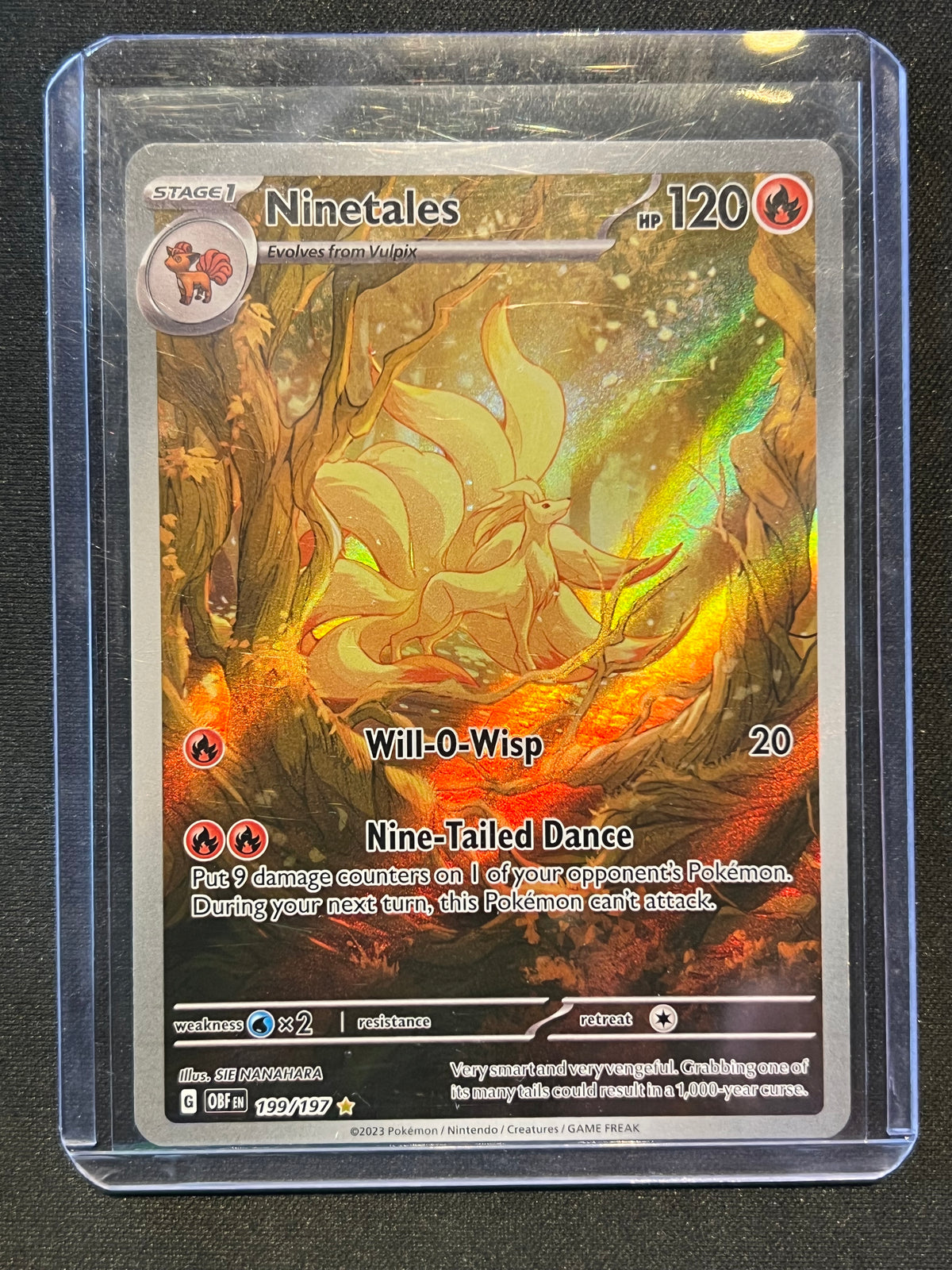 Ninetales -199/197 - SV03: Obsidian Flames (OBF) Pokemon