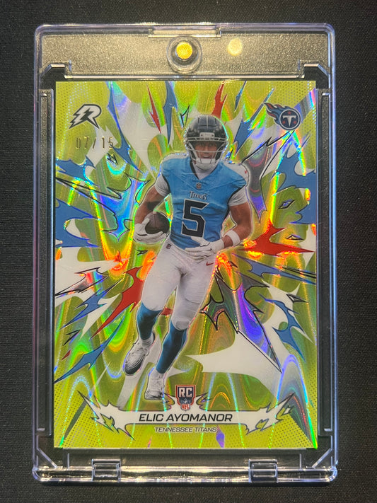 2025 Topps Resurgence - Elic Ayomanor Digital Surge Refractor /15 #195