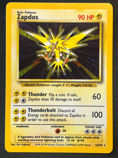Zapdos - Base Set (BS) LP Pokemon