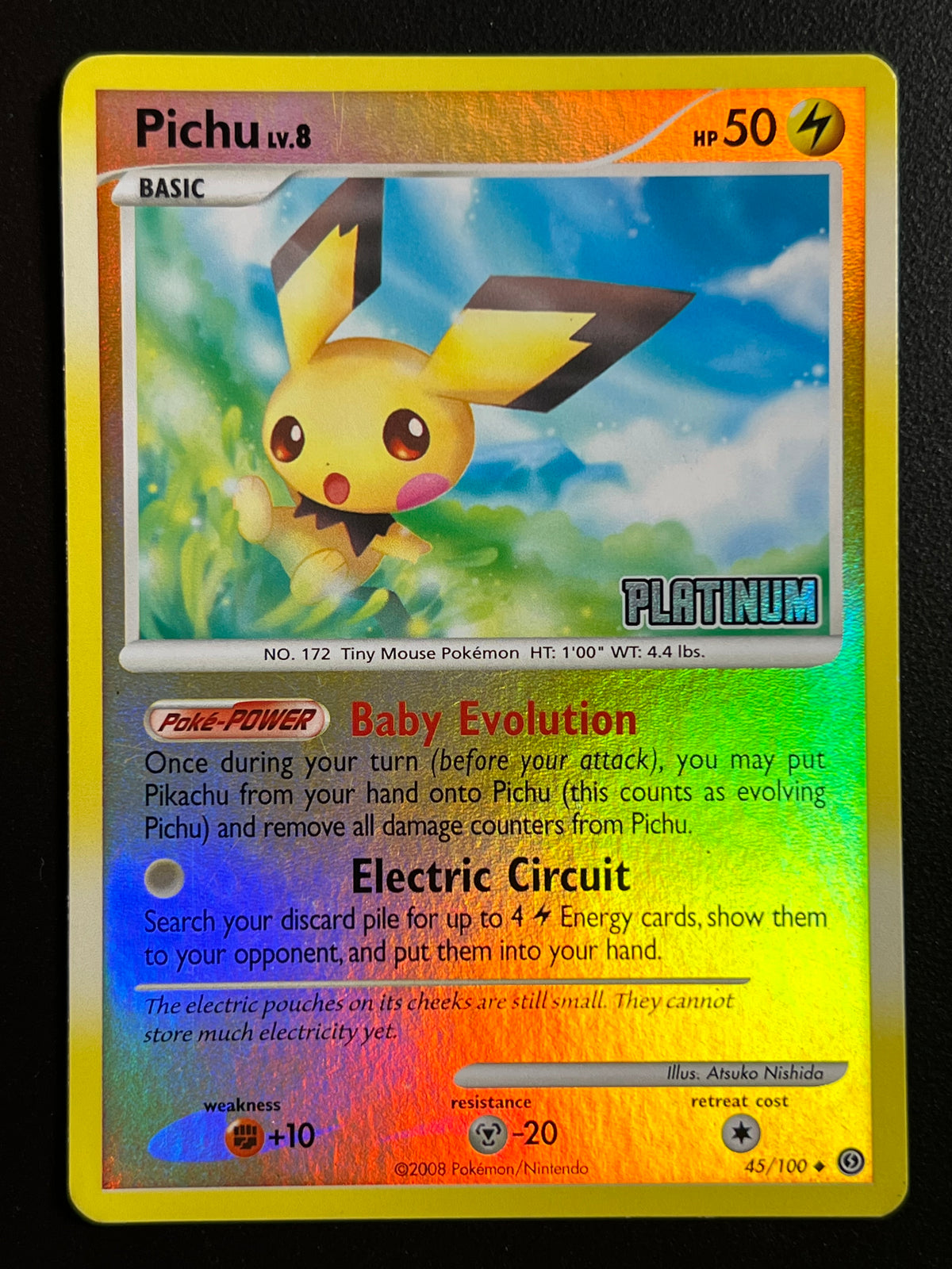 Pichu - Stormfront (SF) LP Reverse Holo Pokemon
