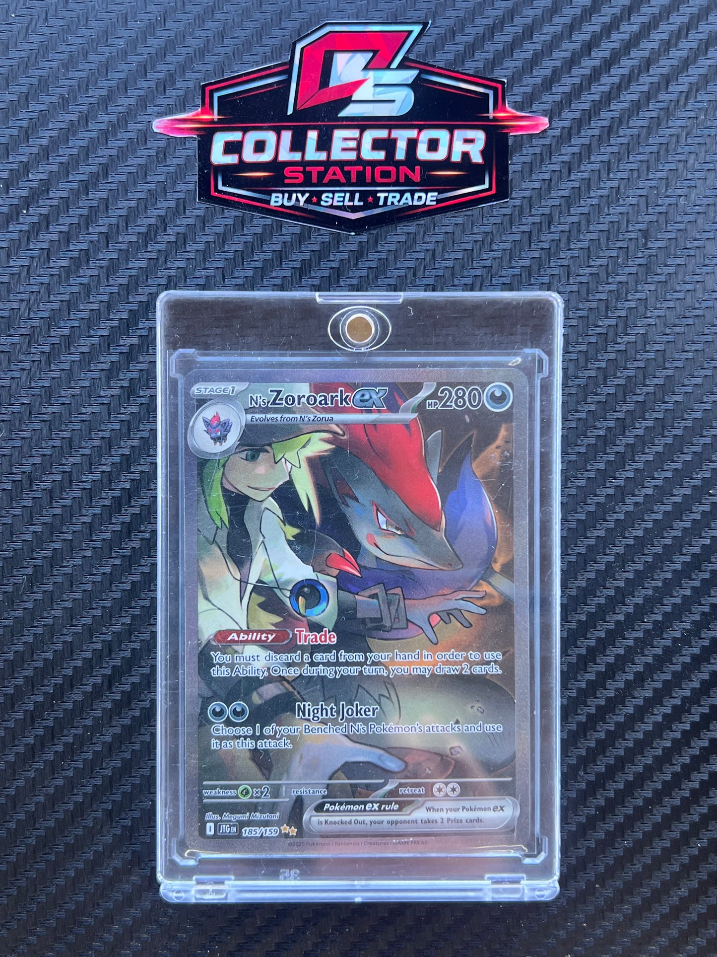 N's Zoroark ex - 185/159 - SV09: Journey Together (JTG)