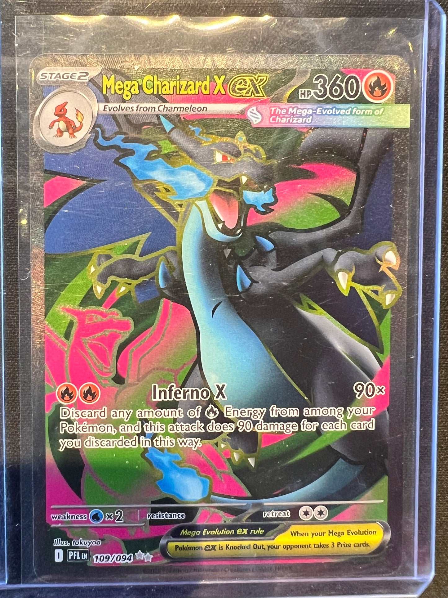 Mega Charizard X ex - 109/094 - ME02: Phantasmal Flames (PFL)