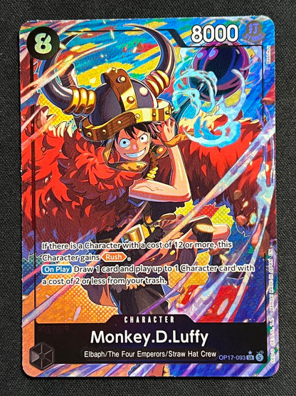 Monkey.D.Luffy (093) (Alternate Art) OP17-093 The World's Strongest Warriors - One Piece