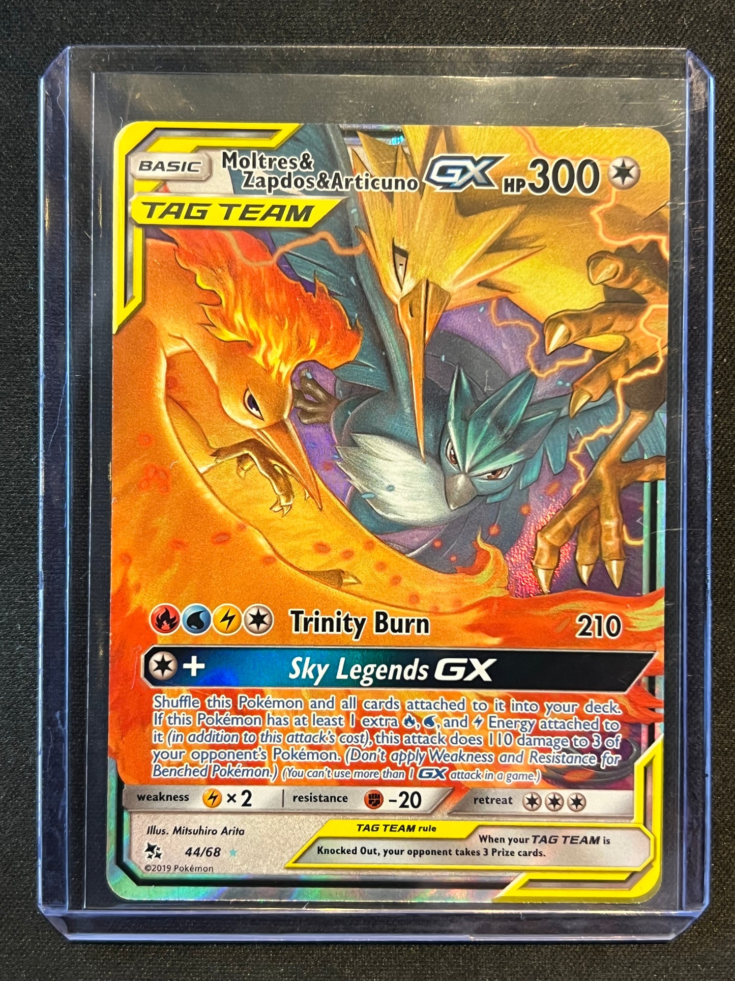 Moltres & Zapdos & Articuno GX - Hidden Fates (HIF) Pokemon