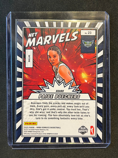 2025 Panini Donruss WNBA Net Marvels Paige Bueckers /399 #23 RC