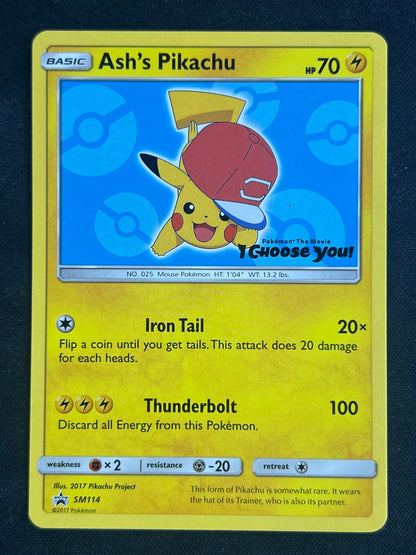Ash's Pikachu - SM114 - SM Promos (SMP) LP Pokemon