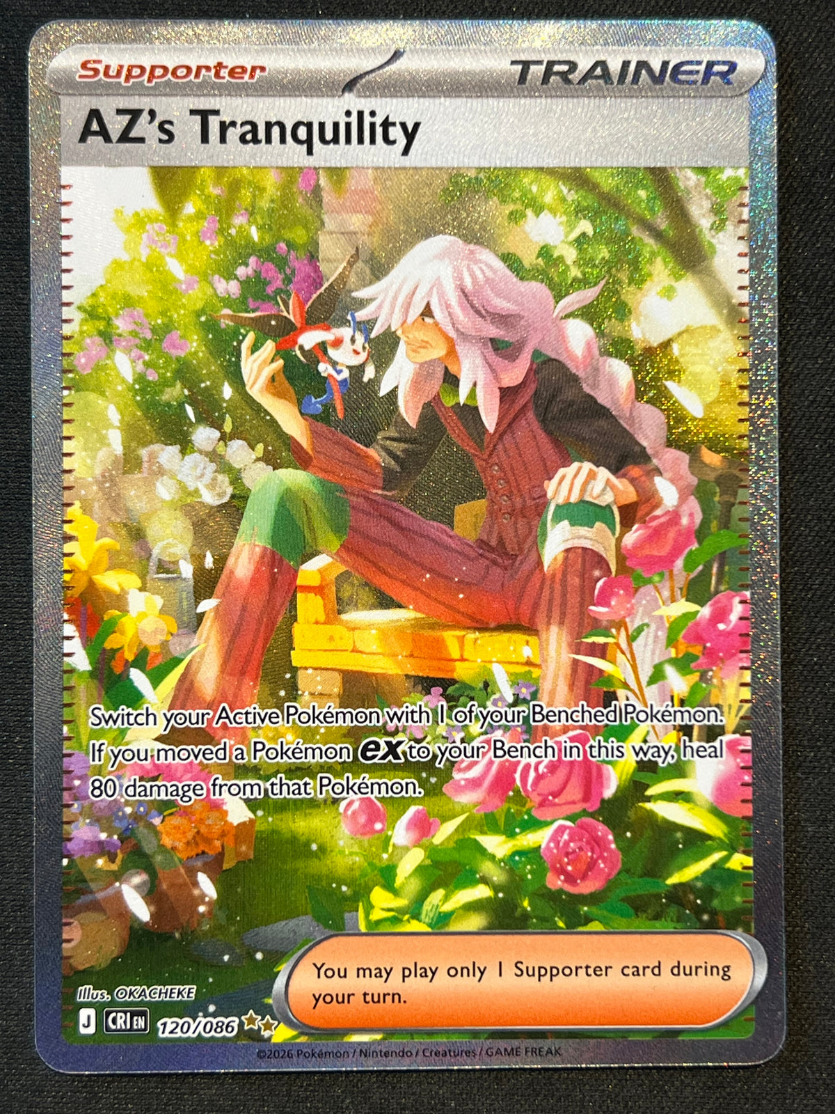 AZ's Tranquility - 120/086 - ME04: Chaos Rising (CRI) NM Pokemon