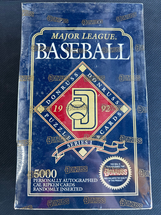 1992 Leaf Donruss Major League Baseball Series 1 Box Sealed