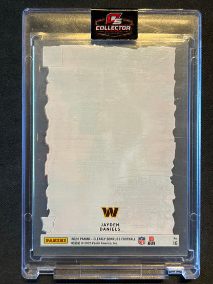 2024 Panini Clearly Donruss - Downtown Jayden Daniels #16 Rookie RC