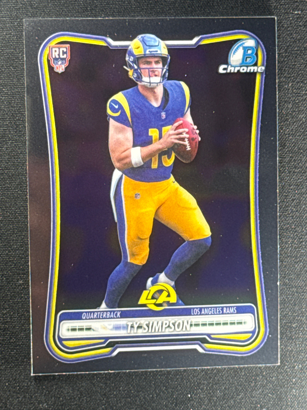 2026 Bowman Football Chrome Ty Simpson Rookie - RC First Available!