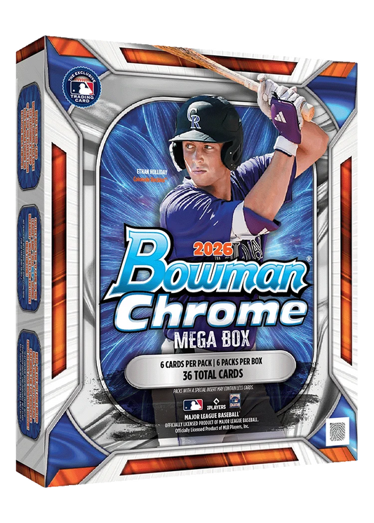 2026 Bowman Chrome Baseball Mega Box