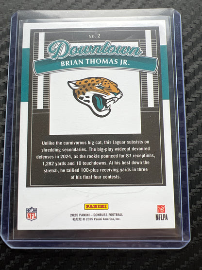 Panini 2025 Donruss Downtown! Brian Thomas Jr. #2