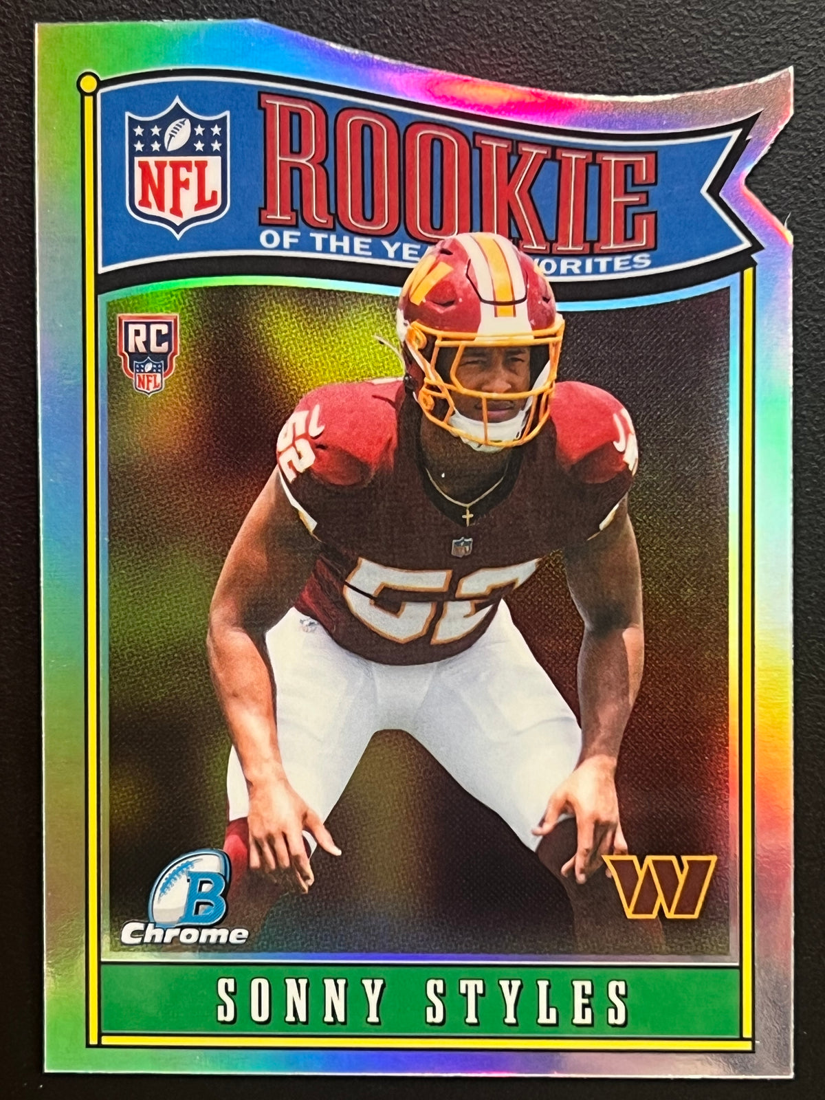 2026 Topps Bowman Football Rookie of the Year Favorites Sonny Styles #ROY-18 Rookie