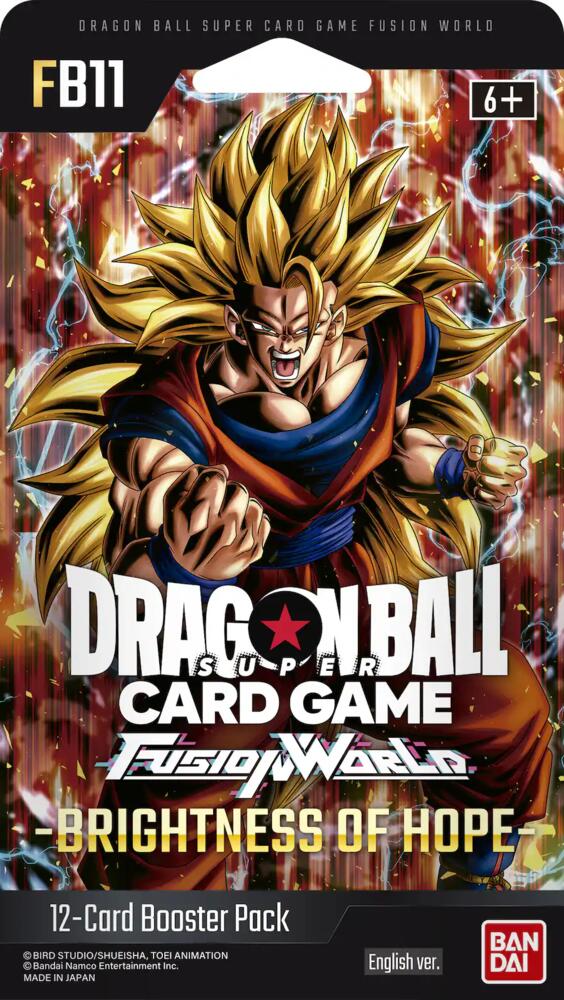 Brightness of Hope Sleeved Booster Pack - Brightness of Hope (FB11) Dragon Ball