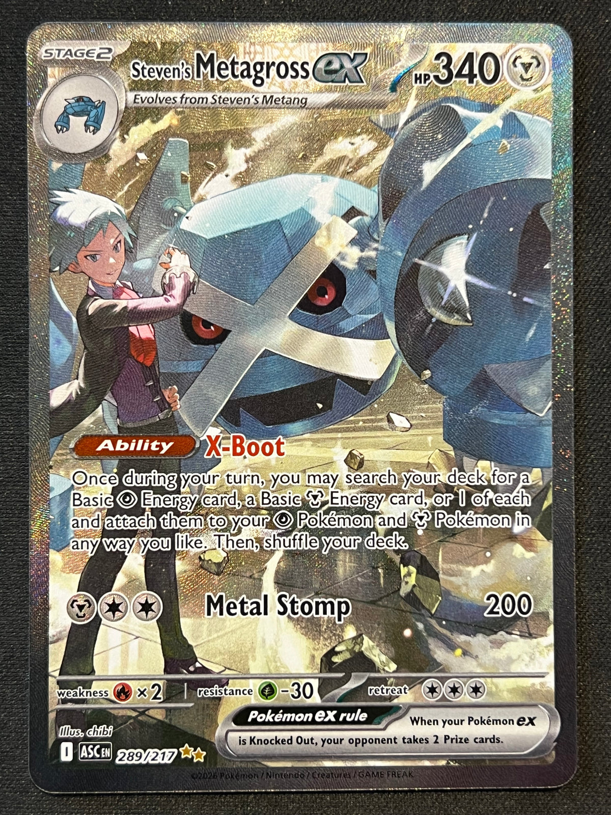 Steven's Metagross ex - ME: Ascended Heroes (ASC) NM Pokemon
